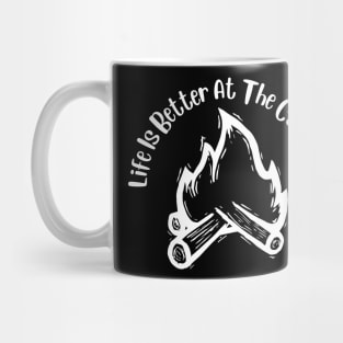 Life Is Better at the Campsite-Fire Mug